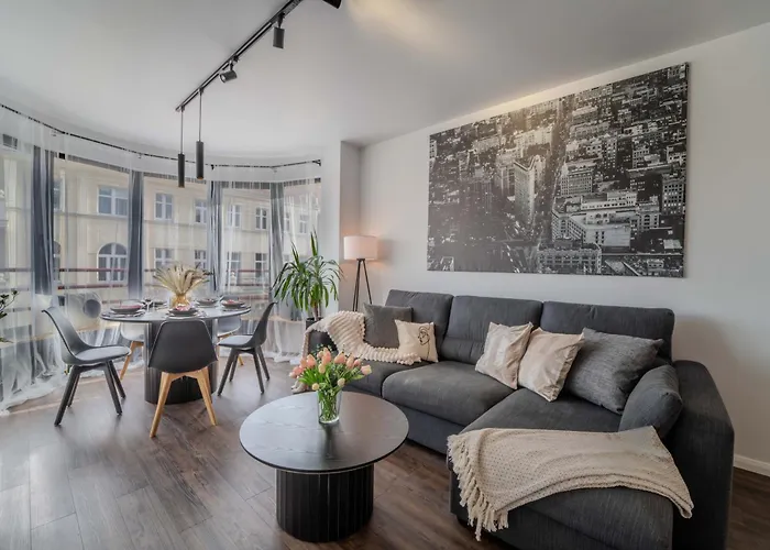 Appartement New Large Modern - Center - 60m2 - Lift - Parking Wrocław